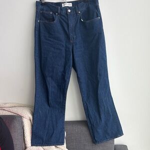 Denim Forum Farrah High Rise Wide Leg Jeans